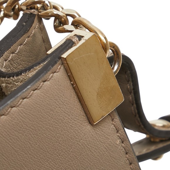 Chloe Faye Crossbody Bag greige leather suede - Picture 6 of 10
